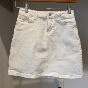 Cat & Jack White Mini Skirt, Girls’ size 8